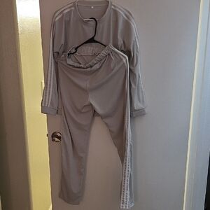 Fashion Nova Gray Jumpsuit